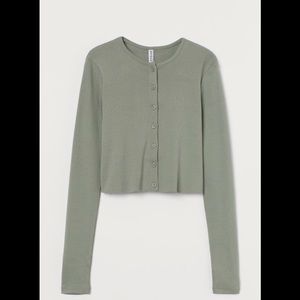 H&M Button-front Cardigan
